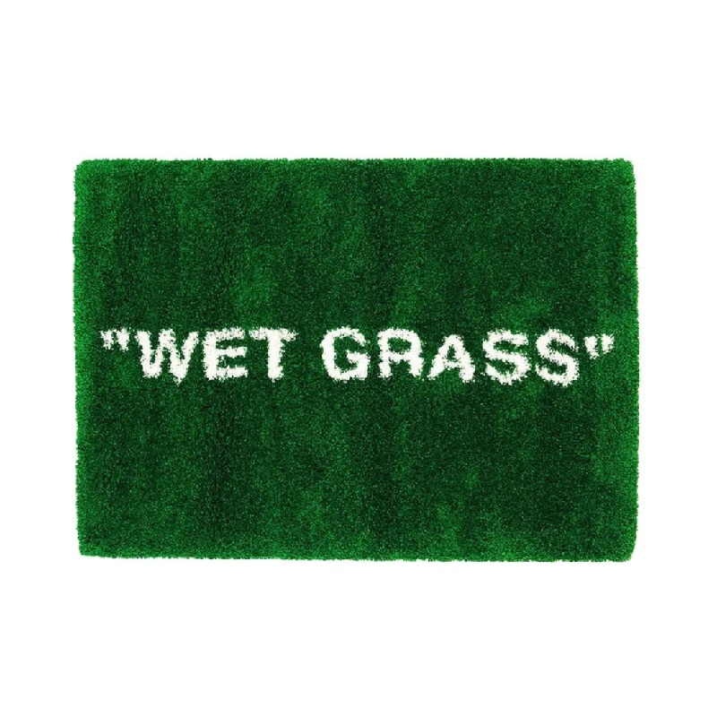 Virgil Abloh x IKEA MARKERAD "WET GRASS" Rug 195x132 CM Green