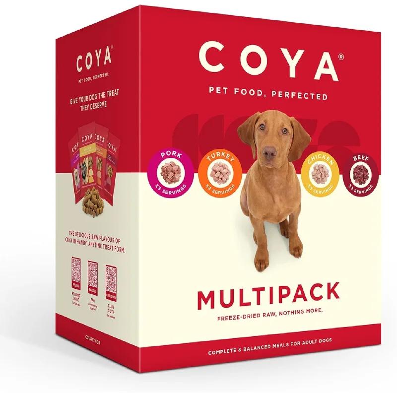 COYA Freeze-Dried Raw Adult Dog Food Multipack