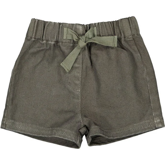 Louis Louise Light Khaki Denim Pekin Bermudas