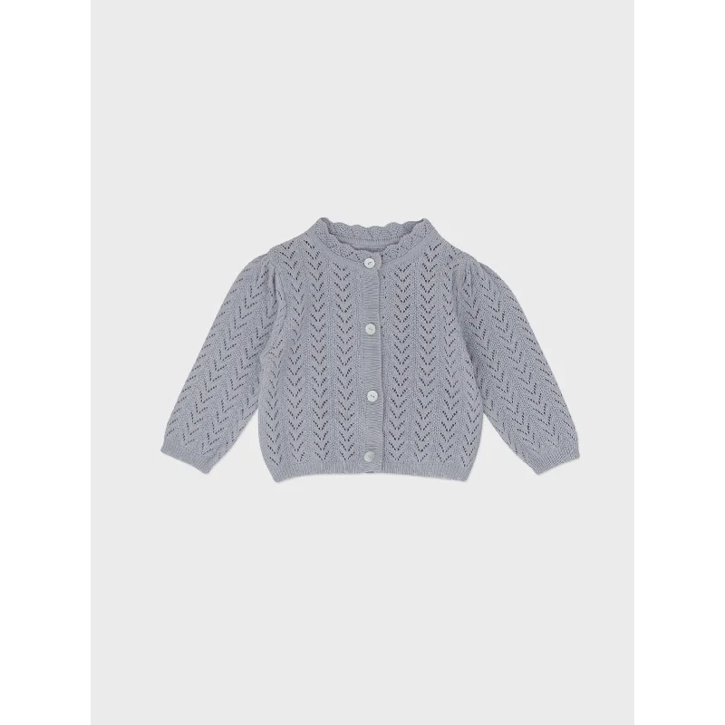 Louisiella Blue Baby Ianthe Knit Cardigan