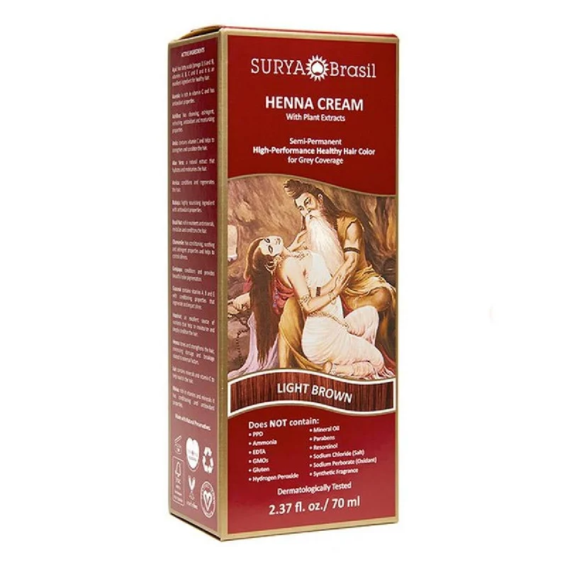 Surya Brasil Light Brown Henna Hair Color (2.31 oz) #10066383