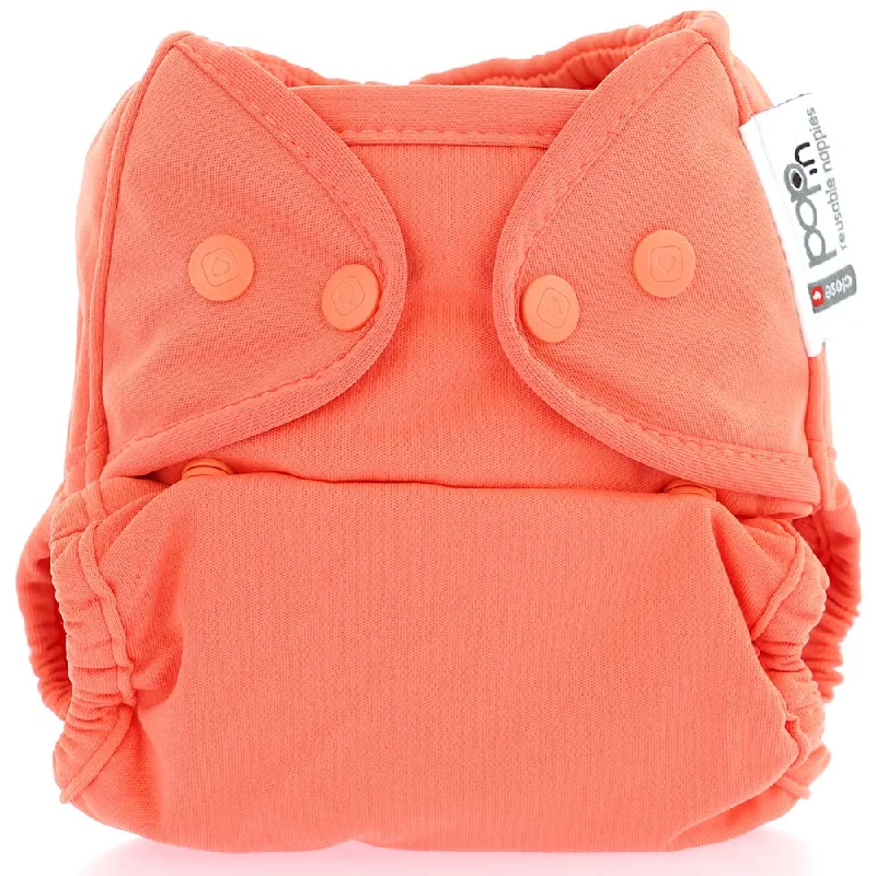 Pop-In Pastel Single Popper Nappy - Coral