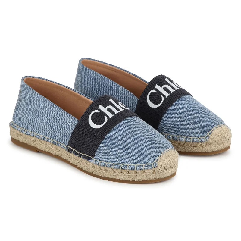 Chloe Denim Blue Mini Me Espadrills