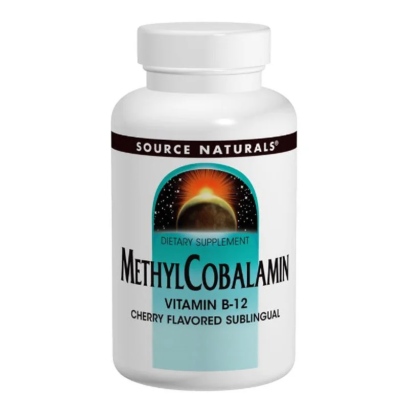 Source Naturals MethylCobalamin Cherry Sublingual (1mg) (60 count) #23147