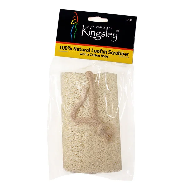 Kingsley Natural 5 Inch Loofah with Cotton Rope  #10066566