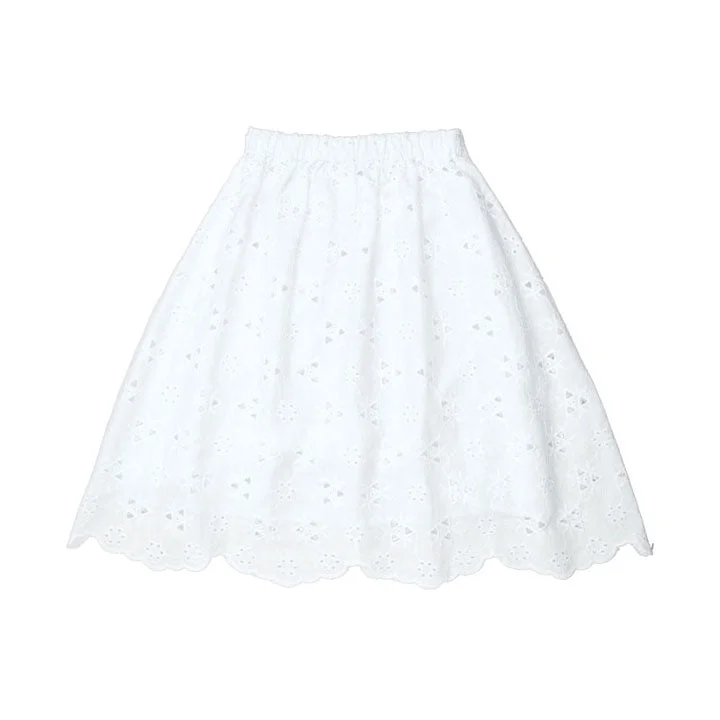 The New Society Off White Abbott Skirt