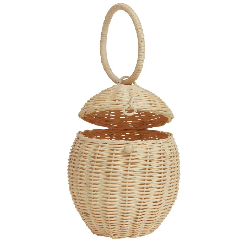 Olli Ella Egg Basket - Stone