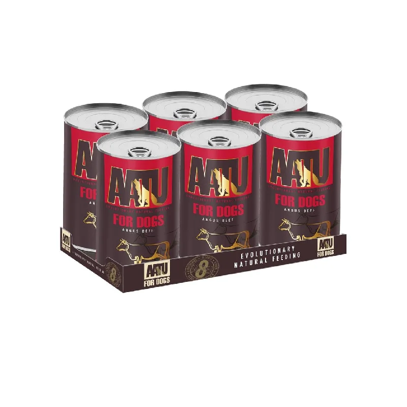 AATU Angus Beef Wet Dog Food 6 x 400g