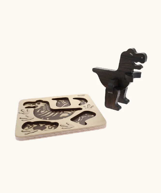 Bajo Puzzle & Sorter - Black Oak T-Rex