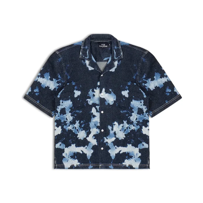 Denim Abstract Wash Shirt