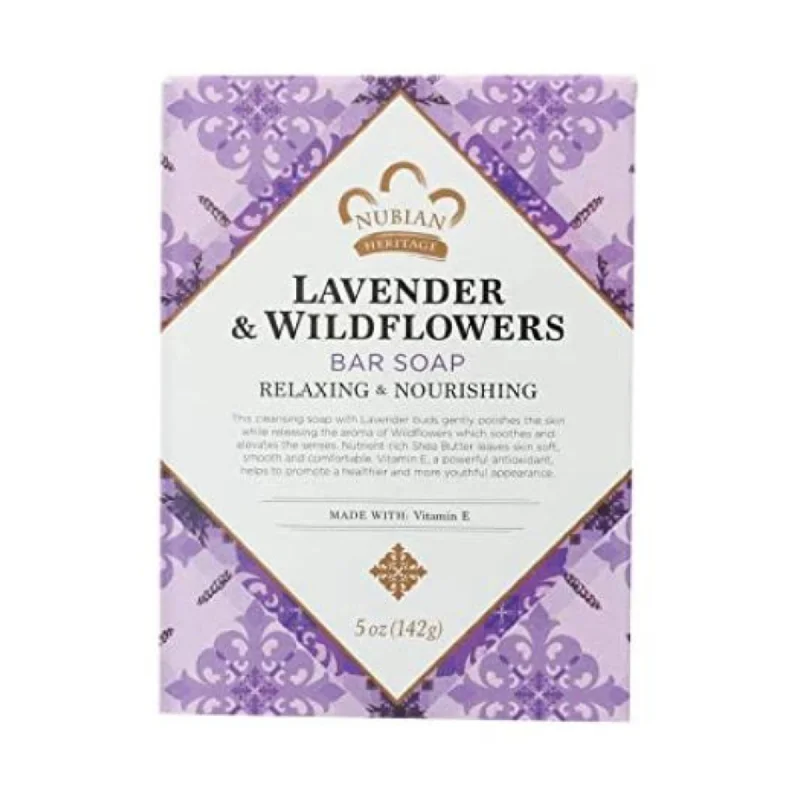 Nubian Heritage Lavender Wildflower Bar Soap (5 oz) #10067110