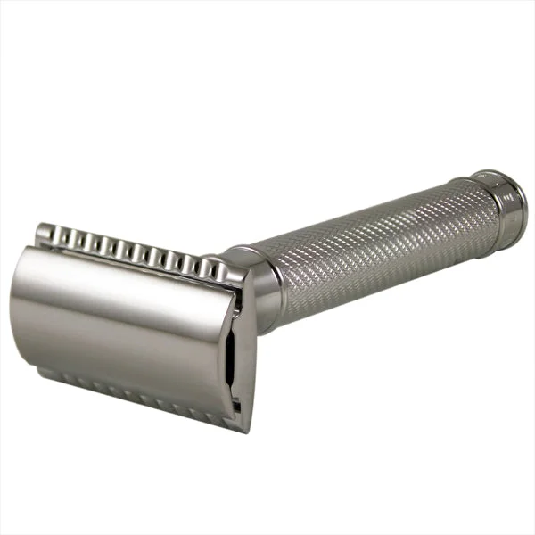 Muhle Large Chrome Traditional CLOSED Comb Safety Razor  #10068665