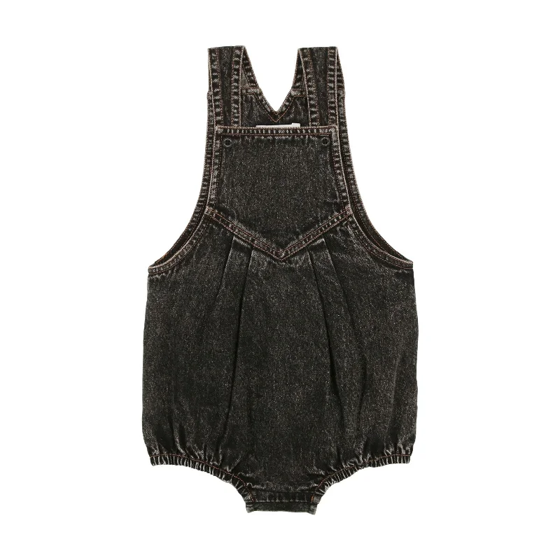 Coco Blanc Black Denim Romper