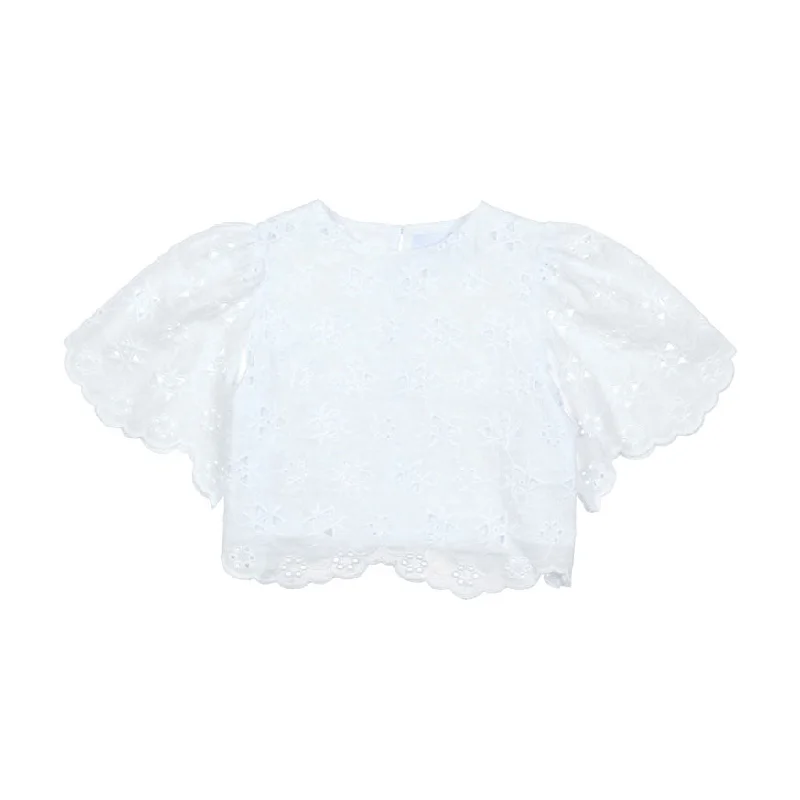 The New Society Off White Abbott Blouse