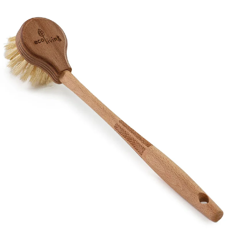 Ecoliving Long Handle Wooden Dish Brush