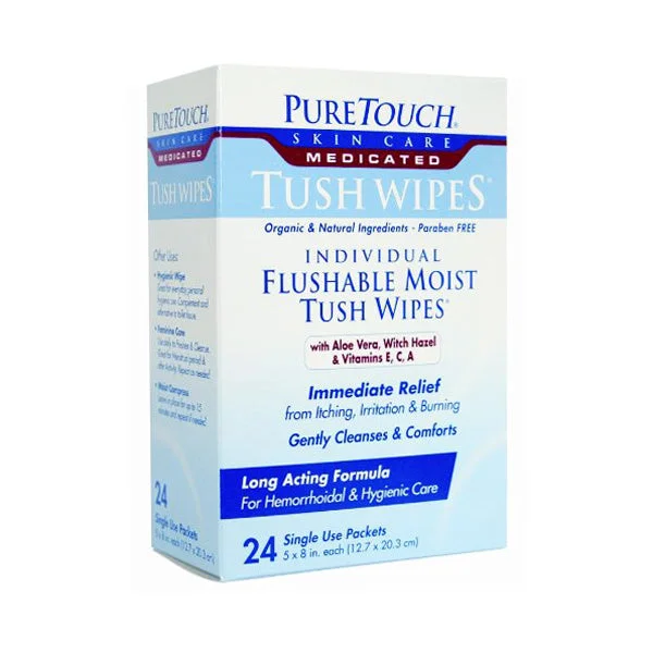 Pure Touch Medicated Tush Wipes (24 count) #10068915