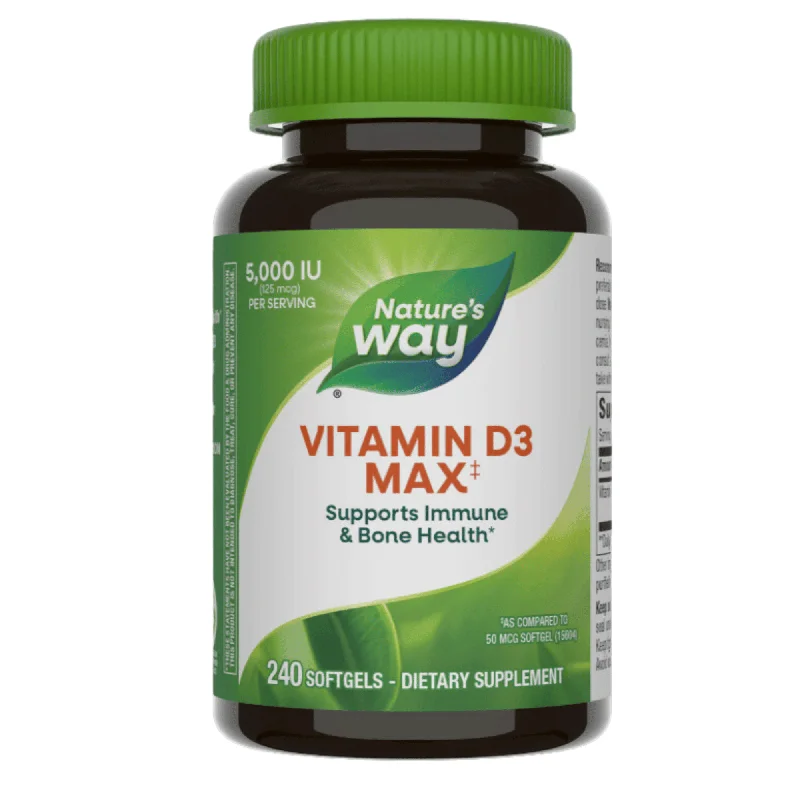 Nature's Way Vitamin D3 Max 5,000 IU 125 MCG (240 count) #10068842