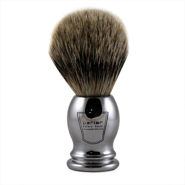 Parker CHST Chrome Silvertip Badger Shave Brush  #10068058