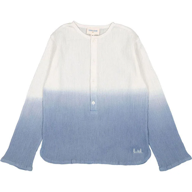 Louis Louise Off White/Blue Dip Dye Oncle Shirt