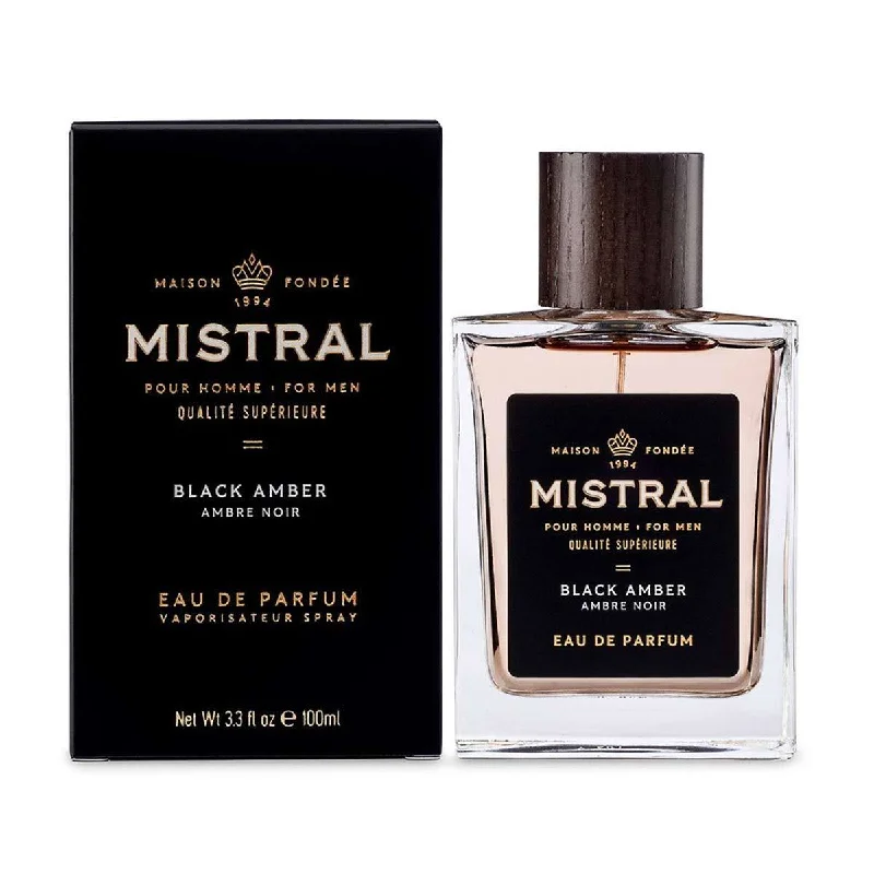 Mistral Black Amber Men's Eau De Parfum (3.4 fl oz) #10067120