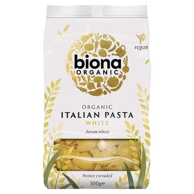 Biona Organic White Conchiglie Pasta   500g