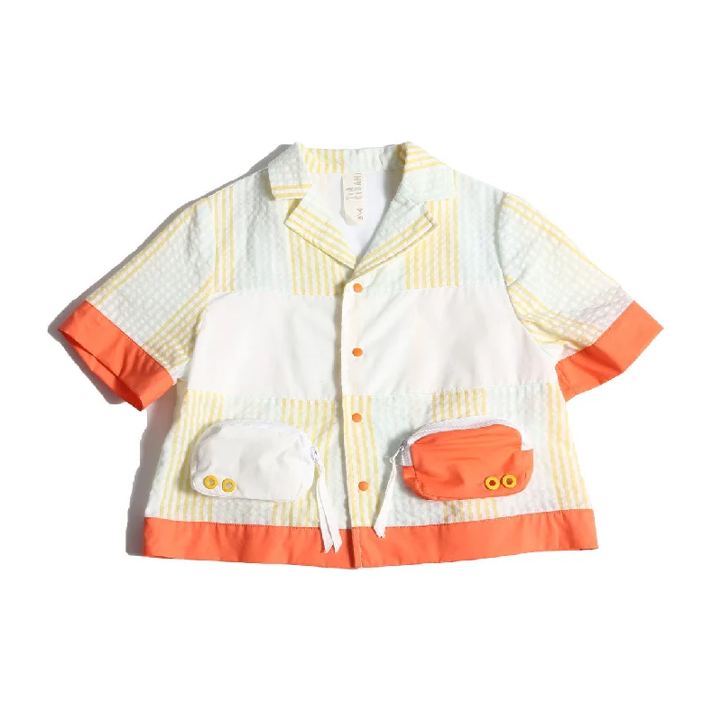 Tia Cibani Bay Mix Utility Box Shirt