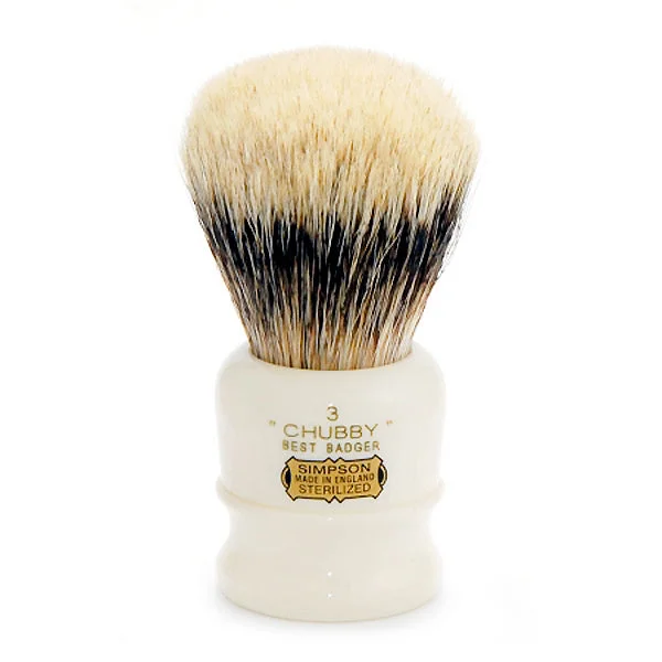 Simpsons CH3 'Chubby' Best Badger Shave Brush  #10068537