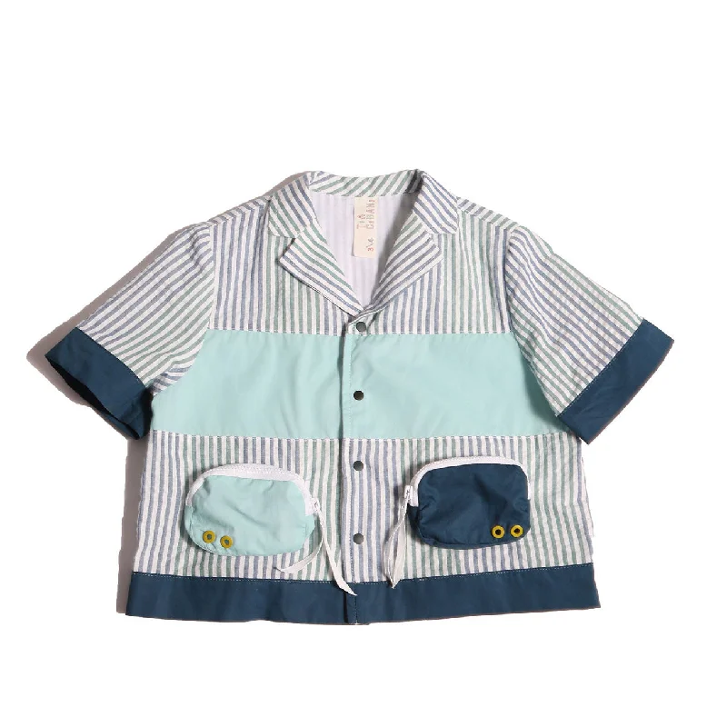 Tia Cibani Kelp Mix Utility Box Shirt