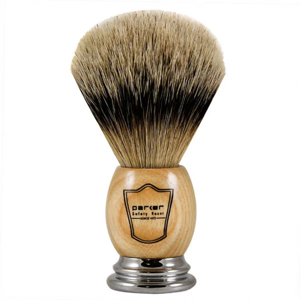 Parker OWST Olivewood Silvertip Badger Shave Brush  #10068057