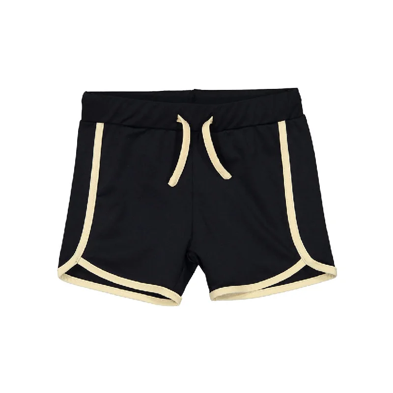 Coco Blanc Black Tight Swim Trunk