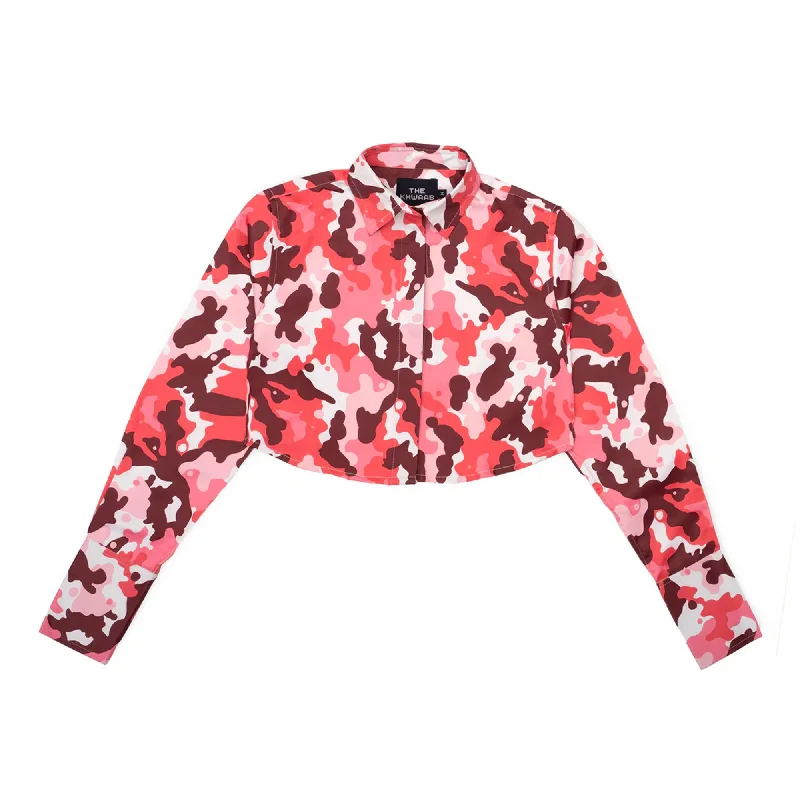 Winery Camo Cropped Shirt