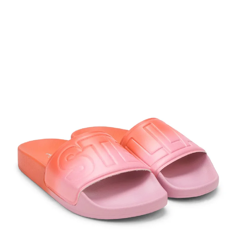 Stella Mccartney Multi Embossed Shaded Logo Slides