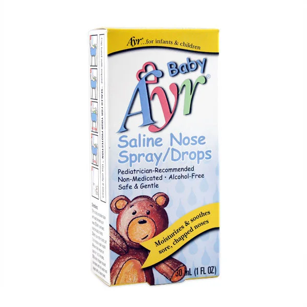 B.F. Ascher Co., Inc. Baby Ayr Saline Nose Spray/Drops (1 fl oz) #10067873