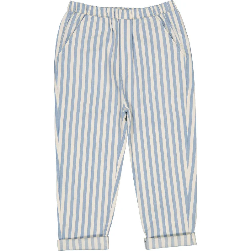 Louis Louise Off White/Blue Stripe Gazelle Trousers