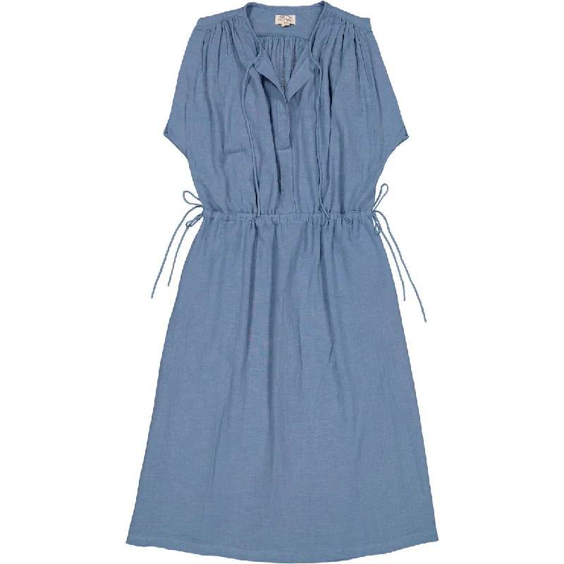 Louis Louise Blue Double Gauze Yevanne Dress