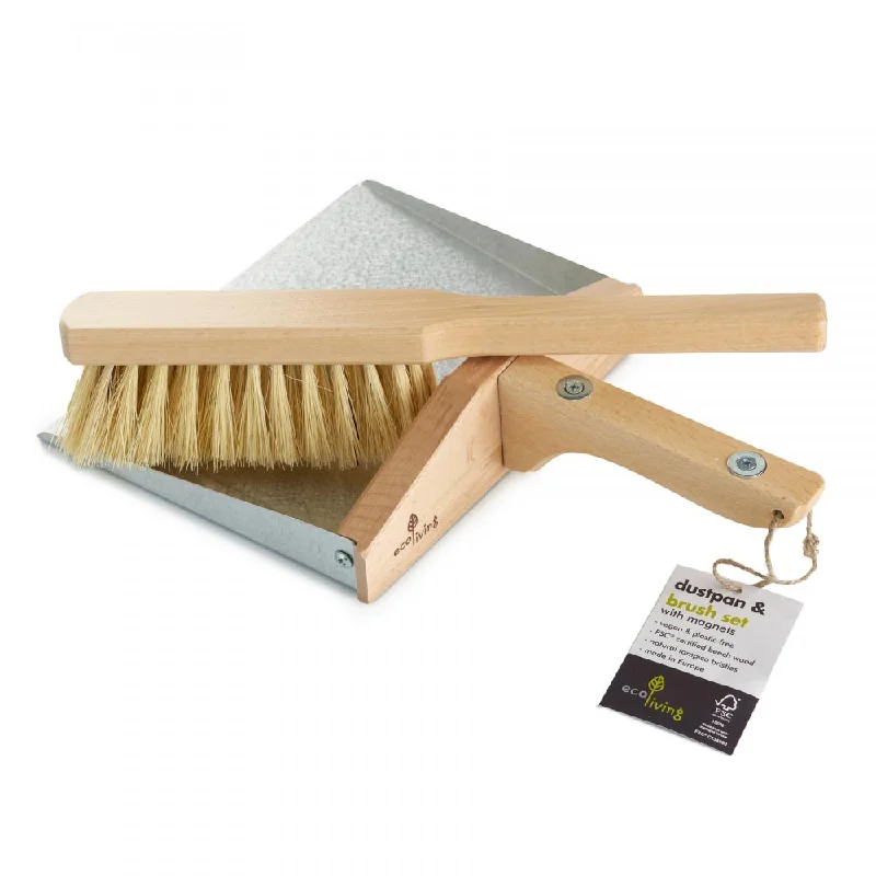 Ecoliving Magnetic Dust Pan and Brush