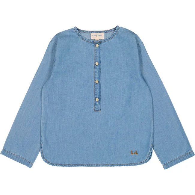 Louis Louise Blue Chambray Oncle Shirt