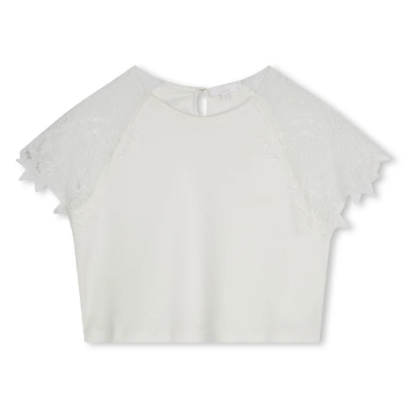 Chloe Off White Fancy Blouse