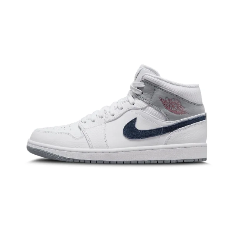 Jordan 1 Mid Paris White