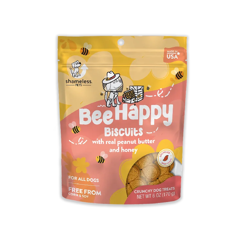 Bee Happy Biscuits Crunchy Dog Treats