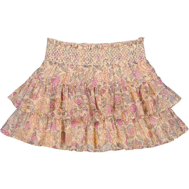 Louis Louise Lilac Lurex Indian Flower Lena Skirt