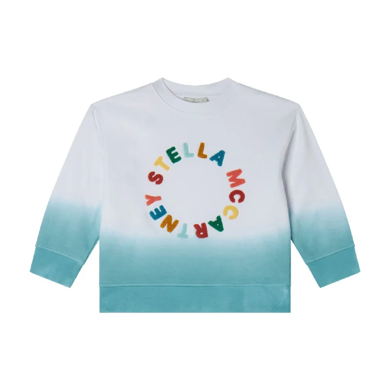 Stella Mccartney Blue Multi Tie Dye Sweatshirt