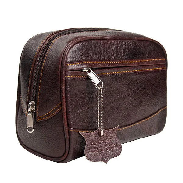 Parker Large Leather Toiletry Bag  #10069141