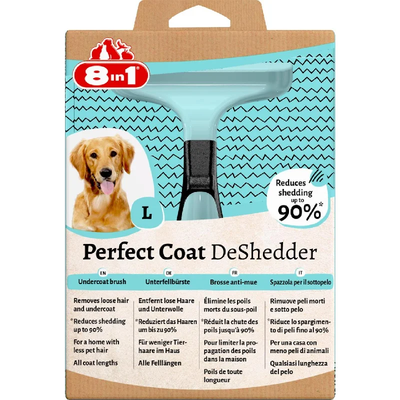 8 in 1 Perfect Coat DeShedder Dog L Grooming Comb