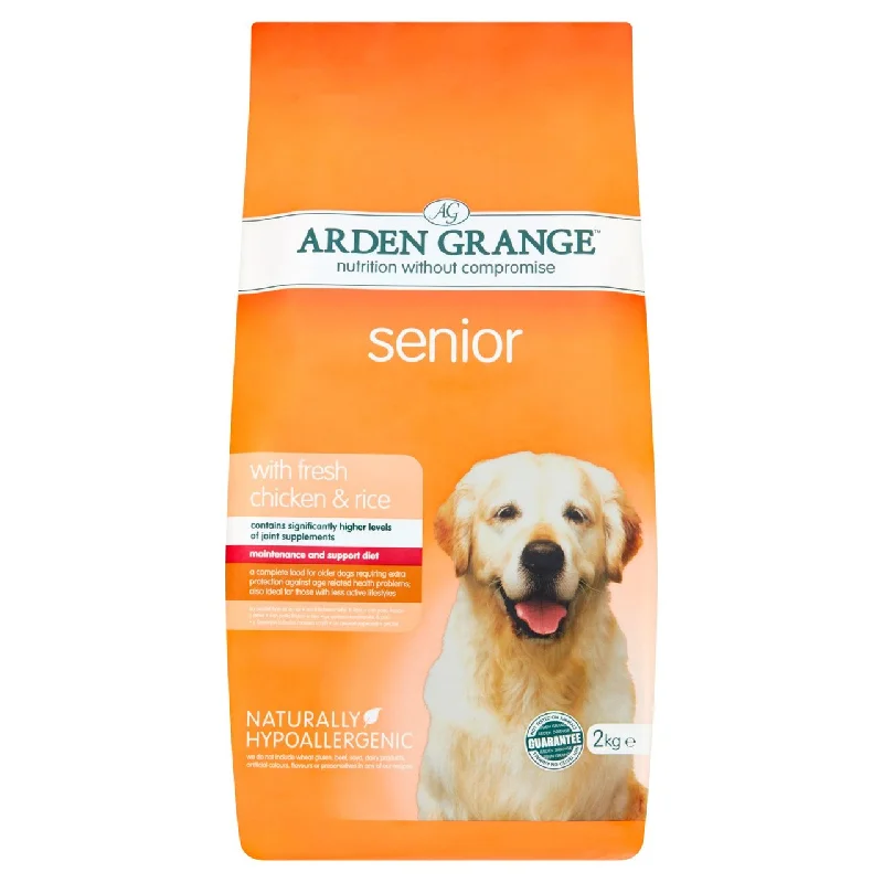 Arden Grange Senior Chicken & Rice Dry Dog Food 2kg