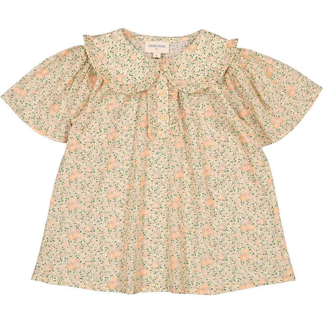 Louis Louise Beige Romantic Flower Indira Tunic