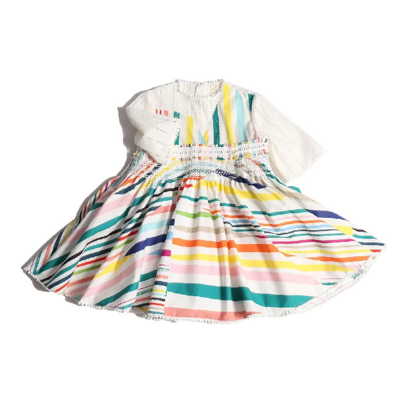 Tia Cibani Sugar Mix Camila Patchwork Frock