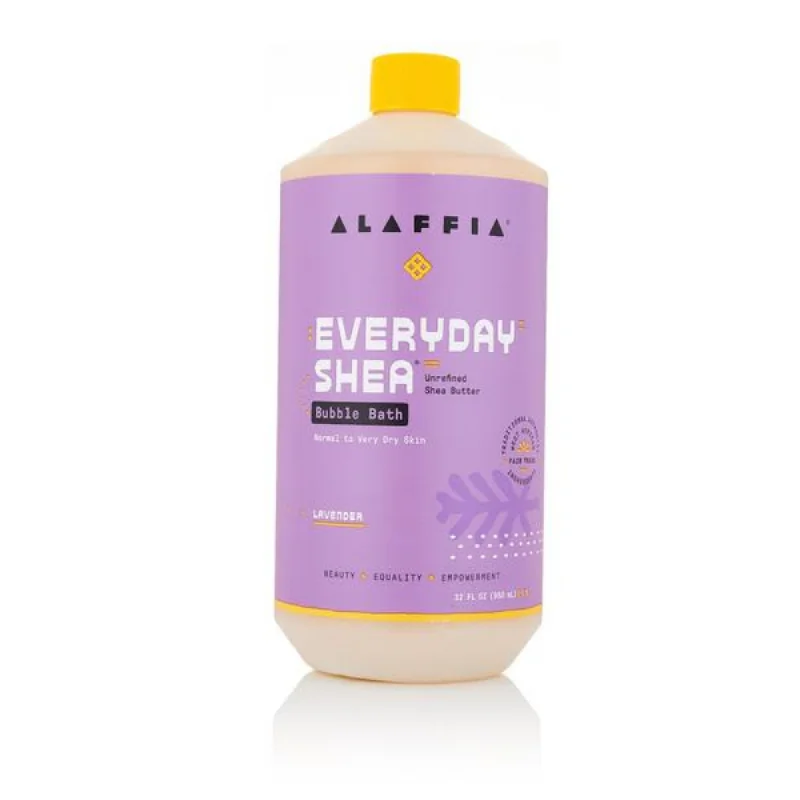 Alaffia Everyday Shea Bubble Bath - Lavender (32 fl oz) #10068888